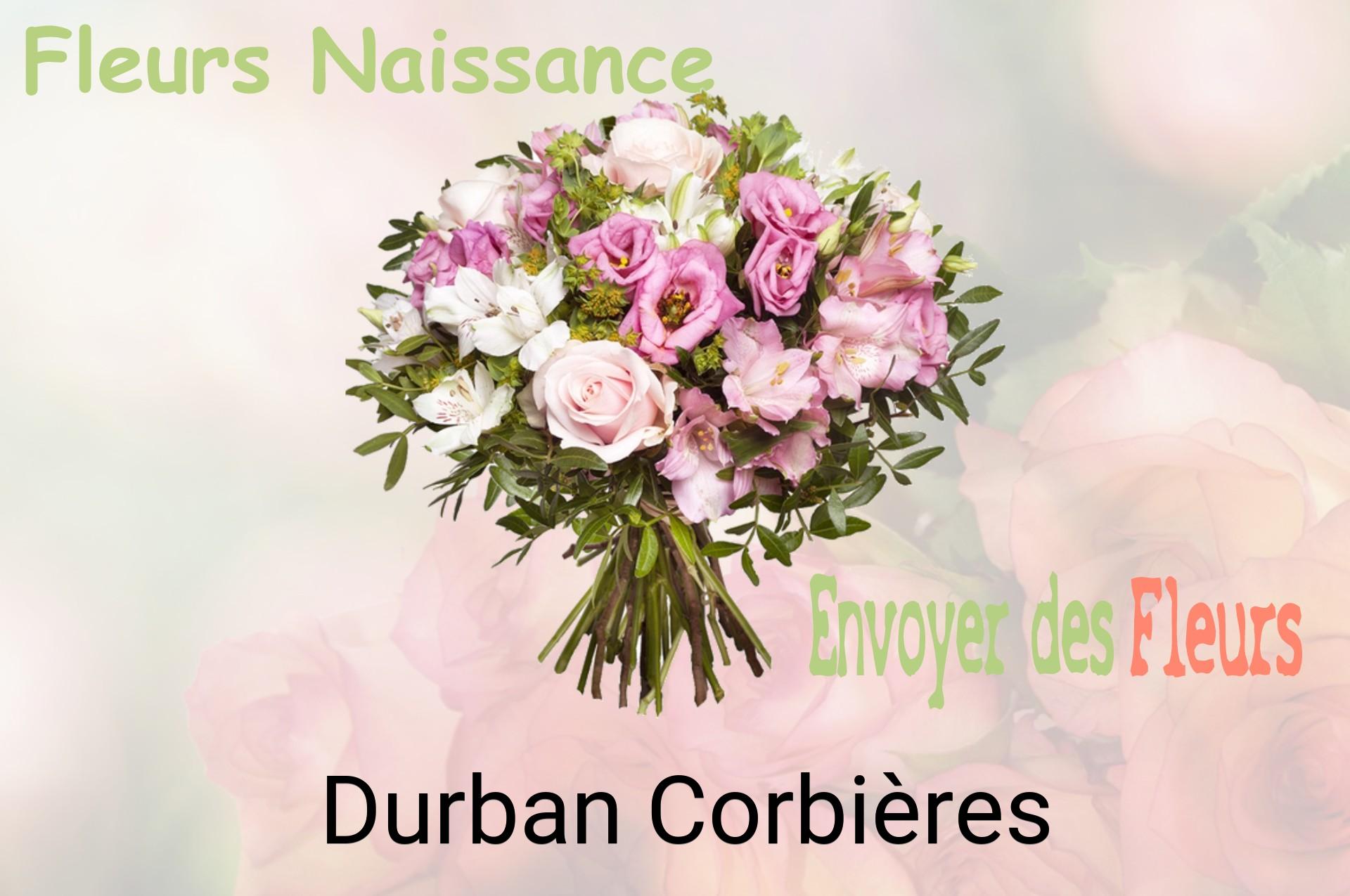 Bouquet de fleurs de naissance livré à Durban-Corbières